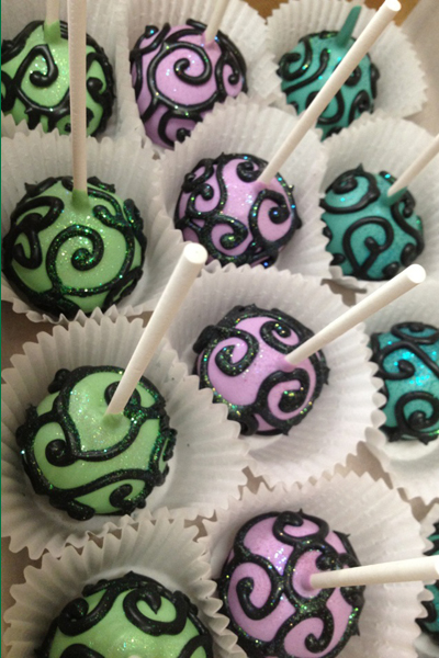 Example of cake pops