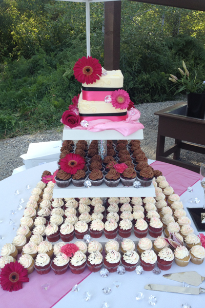Wedding cupcake example